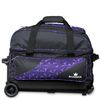 Brunswick Zone Double 2 Ball Roller Purple Prism Bowling Bag