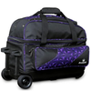 Brunswick Zone Double 2 Ball Roller Purple Prism Bowling Bag