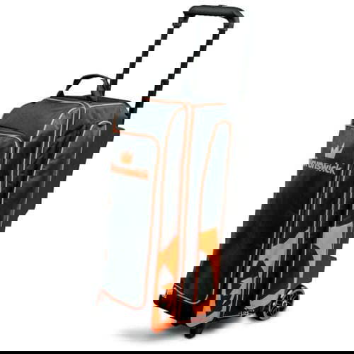 Brunswick Blitz Triple Roller Black Orange Bowling Bag - BowlersParadise.com