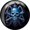 Brunswick Blue Skull Viz-A-Ball Bowling Ball - BowlersParadise.com