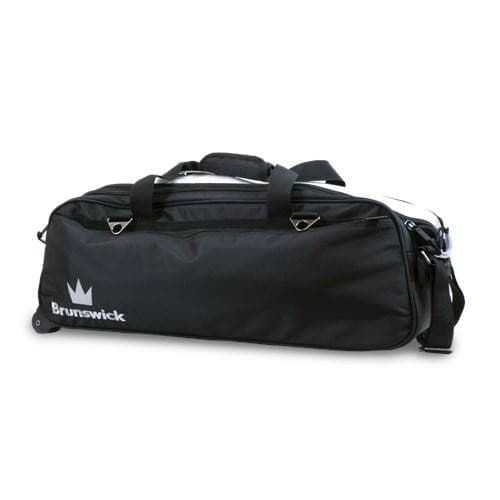 Brunswick Combat Black Triple Tote Bowling Bag - BowlersParadise.com