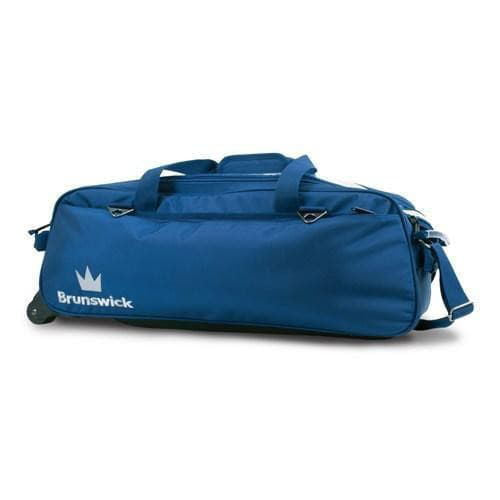 Brunswick Combat Blue Triple Tote Bowling Bag - BowlersParadise.com