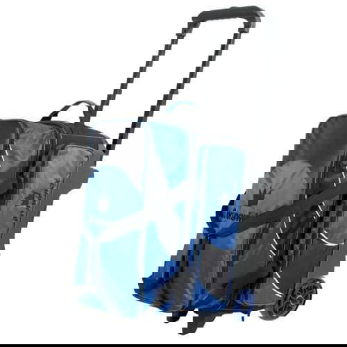 Brunswick Edge Double Roller Blue Bowling Bag - BowlersParadise.com