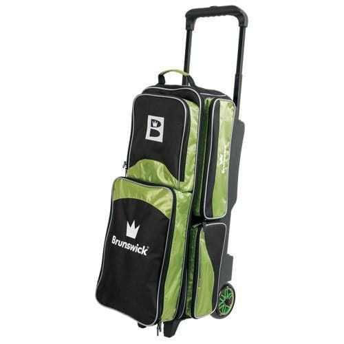Brunswick Edge Triple Roller Lime Bowling Bag - BowlersParadise.com