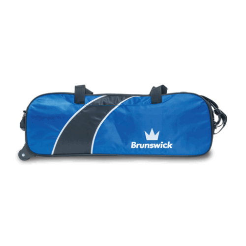 Brunswick Edge Triple Tote without Pouch Bowling Bag Blue - BowlersParadise.com