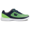 Brunswick Mens Frenzy Navy Green Bowling Shoes - BowlersParadise.com
