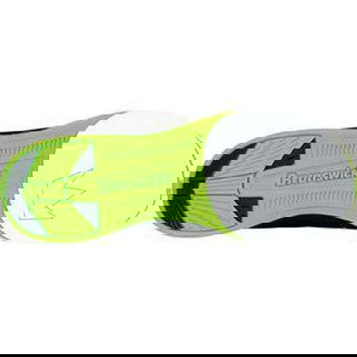 Brunswick Mens Fuze Black Neon Green Bowling Shoes - BowlersParadise.com