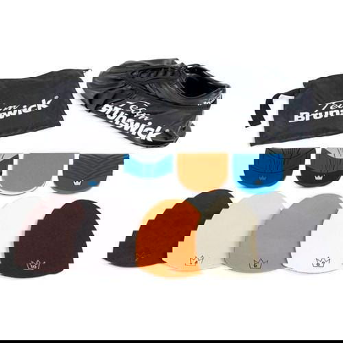 Brunswick Mens Team Brunswick Right Hand Wide Bowling Shoes Black - BowlersParadise.com