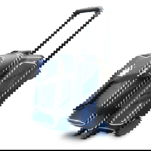Brunswick Quest Double Roller Blue Bowling Bag - BowlersParadise.com