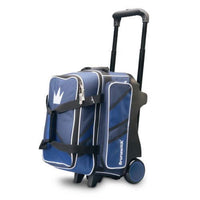 Brunswick Quest Double Roller Blue Bowling Bag - BowlersParadise.com