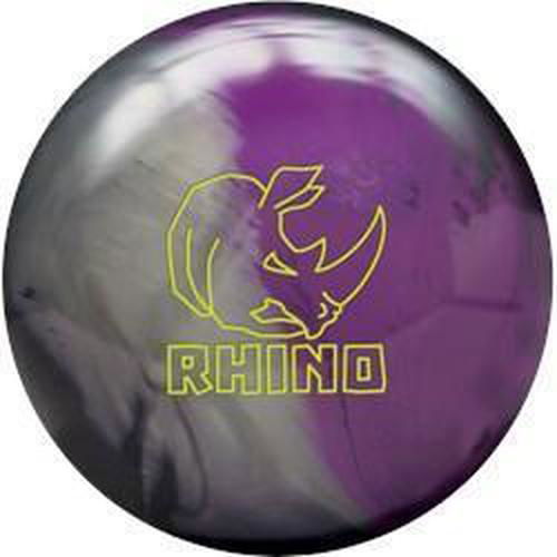 Brunswick Rhino Charcoal Silver Violet Pearl Bowling Ball - BowlersParadise.com