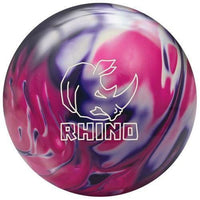 Brunswick Rhino Purple Pink White Pearl Bowling Ball - BowlersParadise.com
