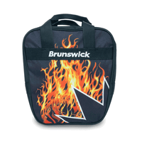 Brunswick Spark Single Tote Flames Bowling Bag - BowlersParadise.com