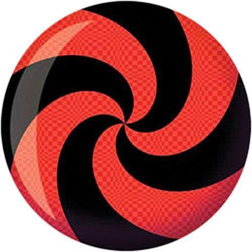 Brunswick Spiral Red Black Viz-A-Ball Bowling Ball - BowlersParadise.com