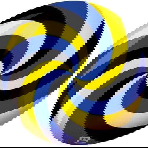 Brunswick Spiral Yellow Blue Black Viz-A-Ball Bowling Ball - BowlersParadise.com