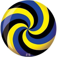 Brunswick Spiral Yellow Blue Black Viz-A-Ball Bowling Ball - BowlersParadise.com