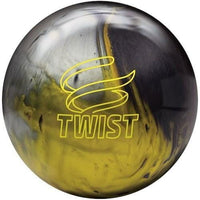 Brunswick Twist Black Gold Silver Bowling Ball - BowlersParadise.com