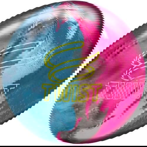 Brunswick Twist Sky Blue Pink Snow Bowling Ball - BowlersParadise.com