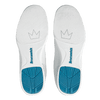Brunswick Womens Axis White Teal Bowling Shoes - BowlersParadise.com