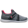 Brunswick Womens Versa Grey Pink Bowling Shoes - BowlersParadise.com