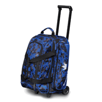 Brunswick Zone Double Roller Blue Chaos Bowling Bag - BowlersParadise.com