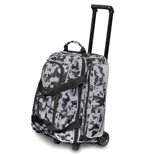 Brunswick Zone Double Roller Grey Chaos Bowling Bag - BowlersParadise.com