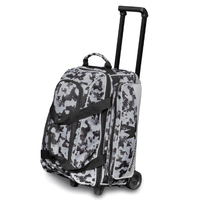 Brunswick Zone Double Roller Grey Chaos Bowling Bag - BowlersParadise.com