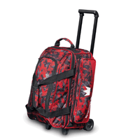 Brunswick Zone Double Roller Red Chaos Bowling Bag - BowlersParadise.com