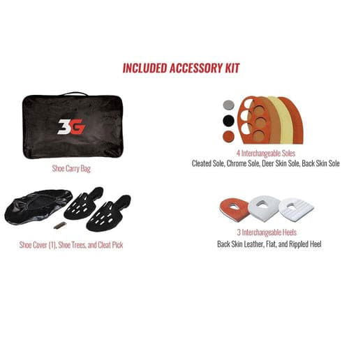 3G Tour Ultra/C Mens Black Orange Right Hand Bowling Shoes - BowlersParadise.com