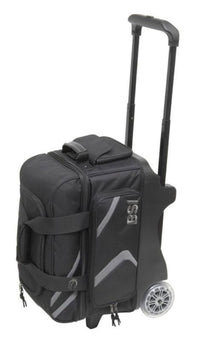 BSI Prime Double Roller Black/Charcoal Bowling Bag - BowlersParadise.com