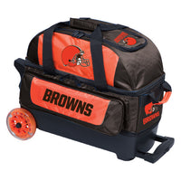 KR Strikeforce NFL Double Roller Cleveland Browns Bowling Bag