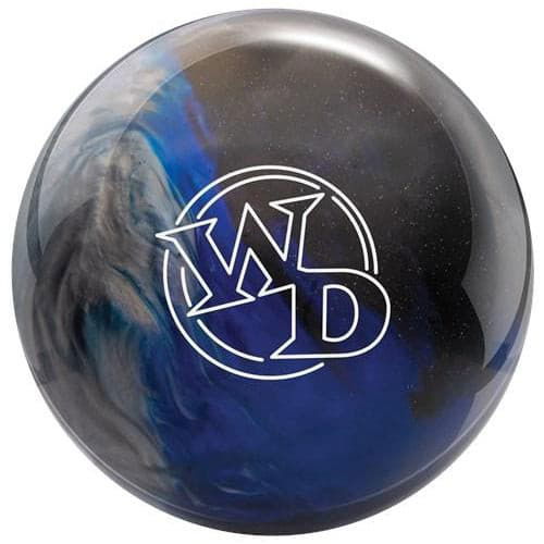 Columbia White Dot Blue Black Silver Bowling Ball