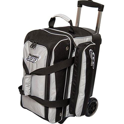 Columbia Icon Double Roller Silver Bowling Bag - BowlersParadise.com