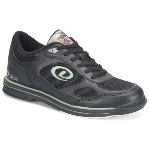 Dexter Men's Randy Black/Camo Green Wide Bowling Shoes