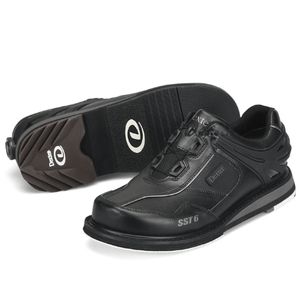 Dexter Mens SST 6 Hybrid BOA Black/ Gunmetal Right Hand Wide Bowling Shoes
