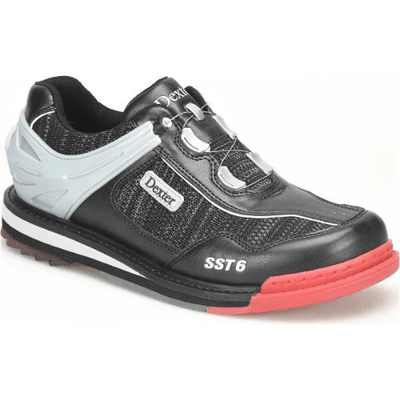 Dexter Mens SST 6 Hybrid BOA Black Knit Right Hand Bowling Shoes