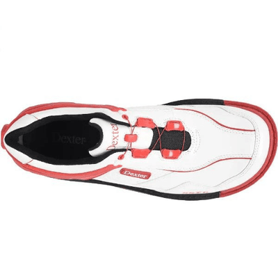 Dexter Men's SST 6 Hybrid BOA Right Hand Wide Bowling Shoes White/Red