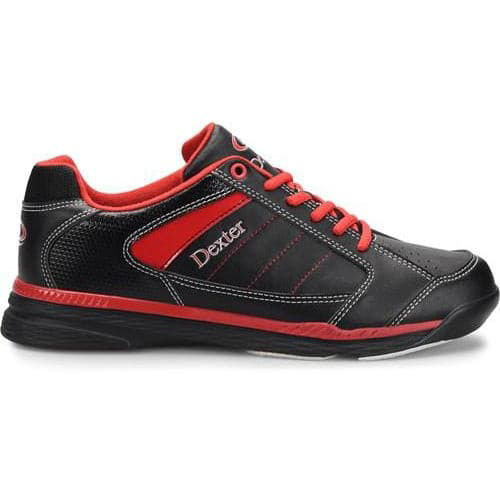 Dexter Boys Youth Ricky IV Jr. Black Red Bowling Shoes - BowlersParadise.com