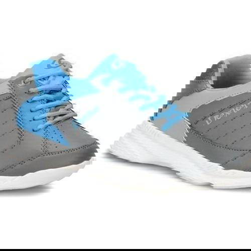 Dexter Boys Youth Ricky IV Jr. Grey Blue Bowling Shoes - BowlersParadise.com