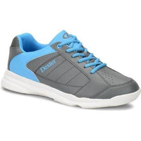 Dexter Boys Youth Ricky IV Jr. Grey Blue Bowling Shoes - BowlersParadise.com