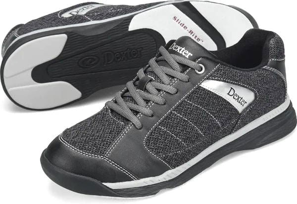 Dexter Men’s Wyoming Charcoal Knit Bowling Shoes - BowlersParadise.com
