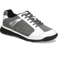 Dexter Men’s Wyoming Light Grey White Knit Bowling Shoes - BowlersParadise.com