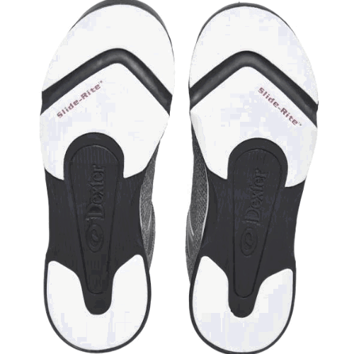 Dexter Men’s Wyoming Light Grey White Knit Bowling Shoes - BowlersParadise.com