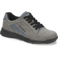 Dexter Mens Brock Grey Blue Black Bowling Shoes - BowlersParadise.com