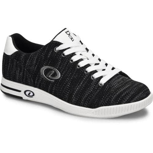 Dexter Mens Pacific Black Silver Bowling Shoes - BowlersParadise.com