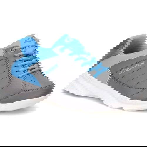 Dexter Mens Ricky IV Grey Blue Bowling Shoes - BowlersParadise.com