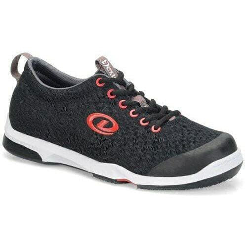 Dexter Mens Roger Black Red Right Hand Bowling Shoes - BowlersParadise.com