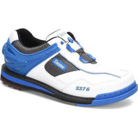 Dexter Mens SST 6 Hybrid BOA White Blue Right Hand Bowling Shoes - BowlersParadise.com