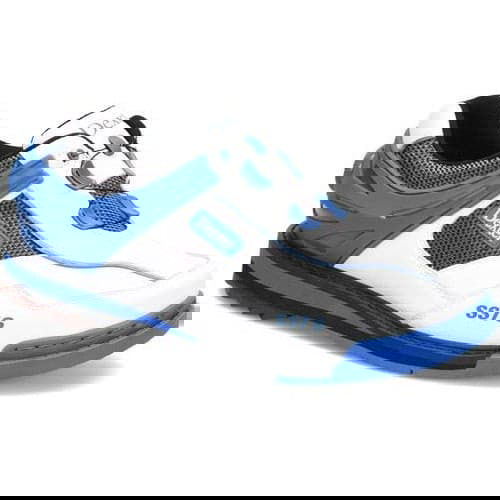 Dexter Mens SST 6 Hybrid BOA White Blue Right Hand Wide Bowling Shoes - BowlersParadise.com