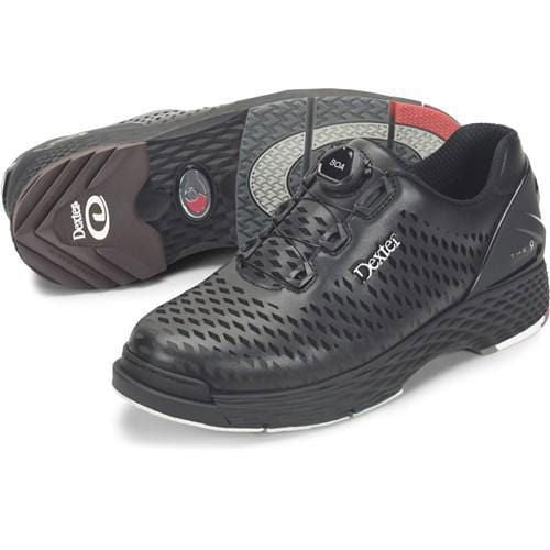 Dexter Mens THE C9 Lazer BOA Black Bowling Shoes - BowlersParadise.com